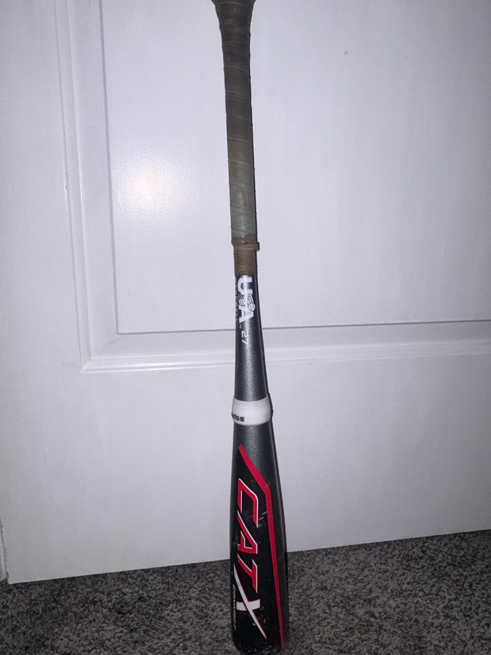 Easton CAT X Baseball Bat - Black with Red Accents
